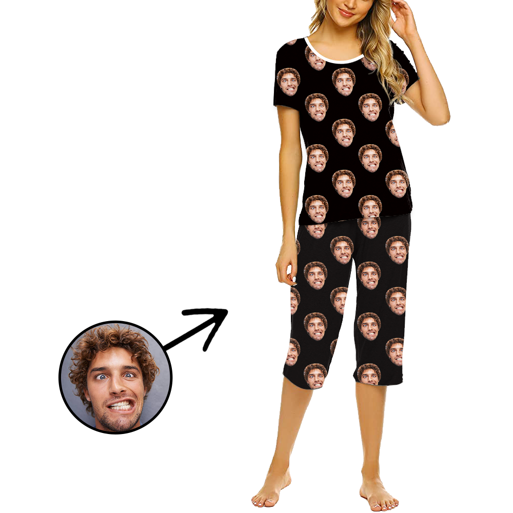 Benutzerdefinierte Foto Pyjamas für Frauen Ich liebe meinen Vater