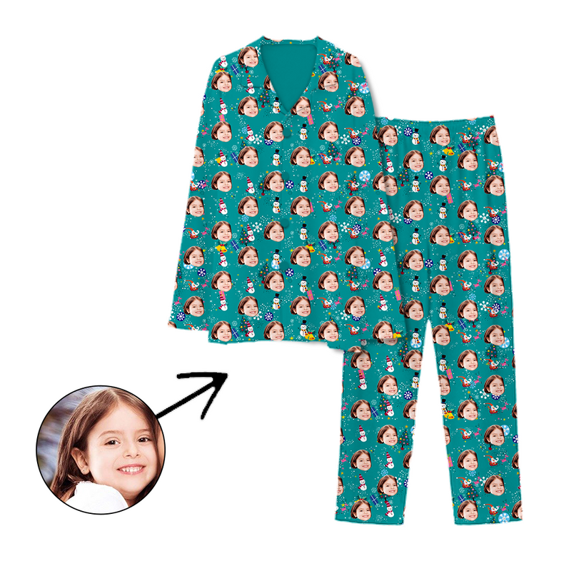 Benutzerdefinierte Foto Pyjamas Happy Holiday