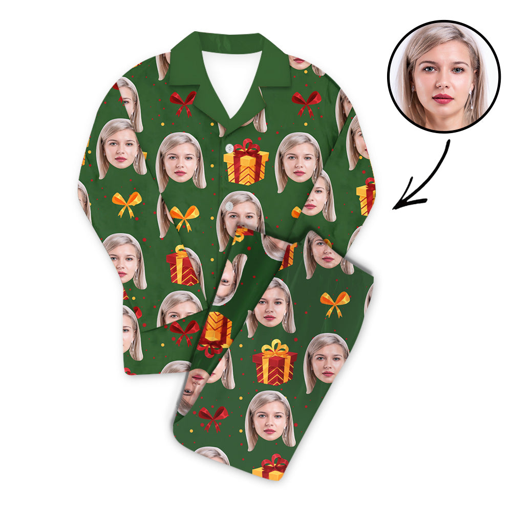 Benutzerdefiniertes Foto Pyjama Set Unisex-Weihnachtsgeschenk für meine Liebsten