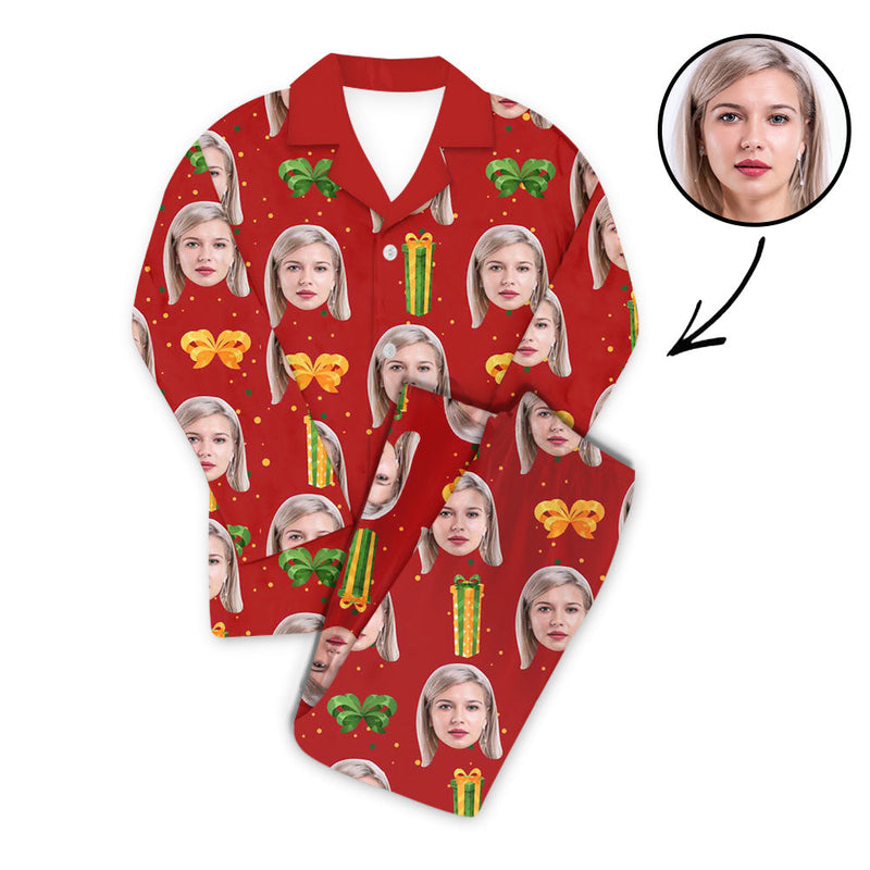 Benutzerdefiniertes Foto Pyjama Set Unisex-Weihnachtsgeschenk für meine Liebsten