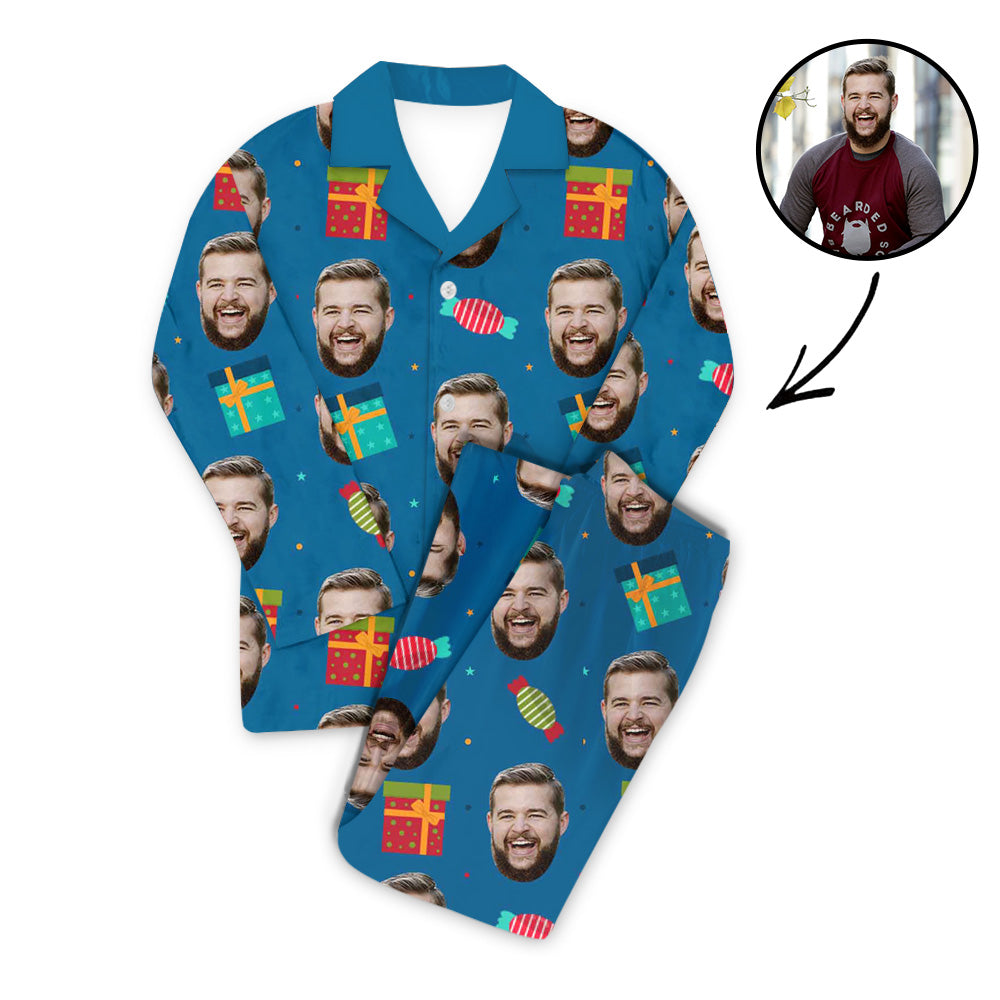 Benutzerdefiniertes Foto Pyjama Set Unisex-Süßigkeiten und Geschenke